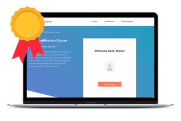 SEO hubspot certification