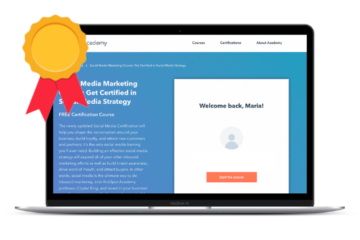 hubspot social media marketing certificate