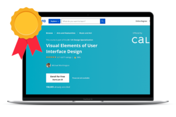 Coursera - Visual Elements of User Interface Design (18h)