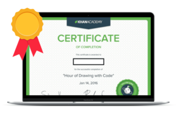 Khan Academy - Coding Courses certificate